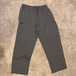 Grey Under armour sweatpants.
